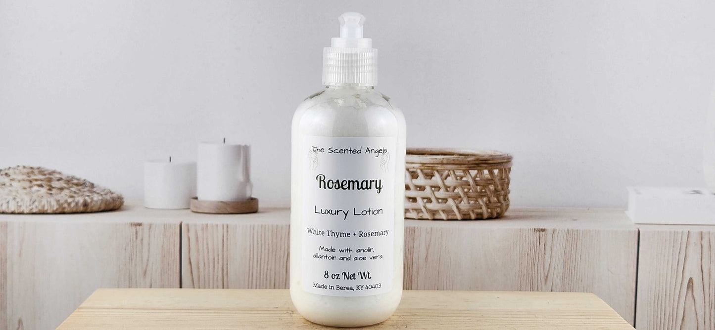 Rosemary Hand Lotion for Gardeners 8 oz