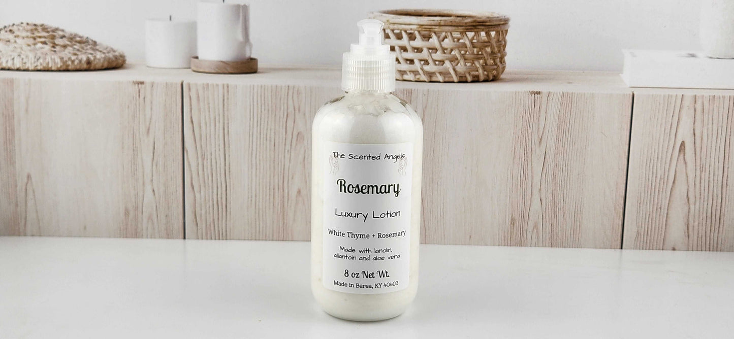 Rosemary Hand Lotion for Gardeners 8 oz