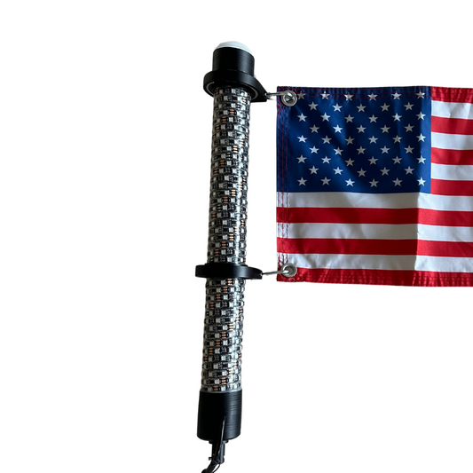 Rotating Flag Clamps For Chunky Monkey LED Whips (Set of 4)