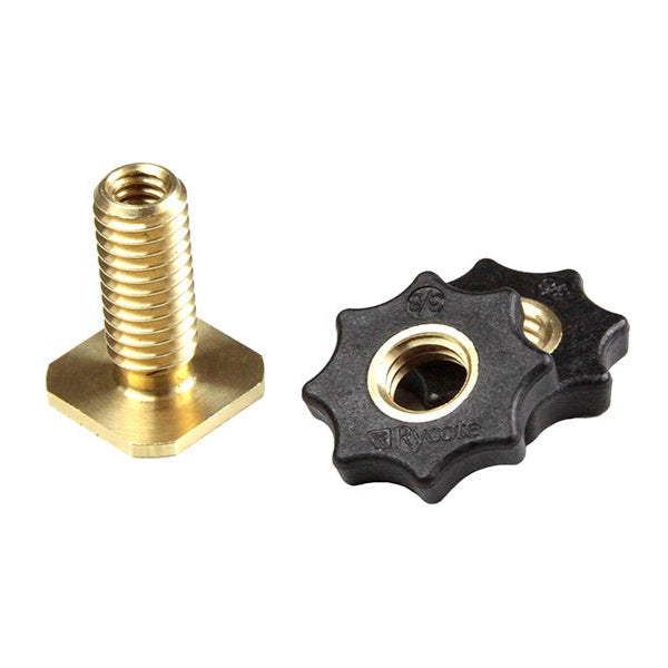 Rycote Brass Shoe Adaptor with Male Thread -  1/4" or 3/8”