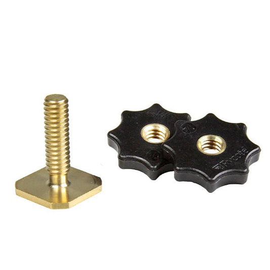 Rycote Brass Shoe Adaptor with Male Thread -  1/4" or 3/8”