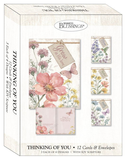 S22571 - PEACEFUL GARDEN - THINKING OF YOU - KJV