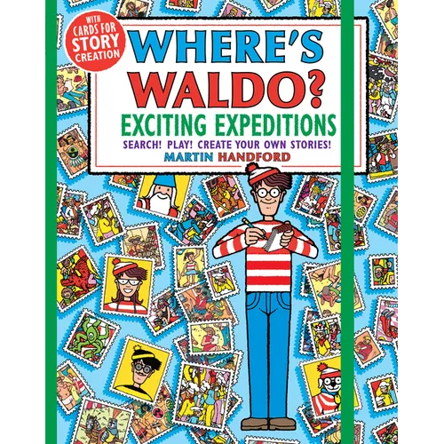 Where's Waldo? Exciting Expeditions: Play! Search! Create Your Own Stories! (a Compact, Travel-Size Hidden Object Activity Book with Puzzles and Promp