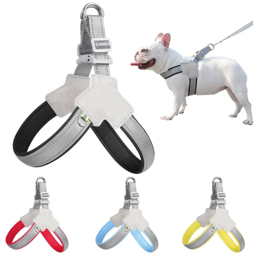 Reflective No-Pull Dog Harness – Adjustable Vest for Small & Medium Dogs