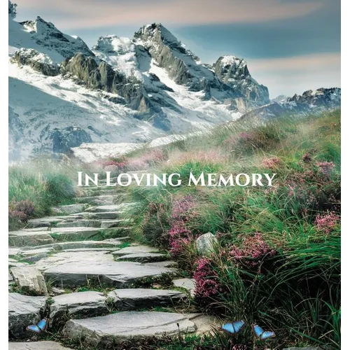 Funeral Guest Book, "In Loving Memory", Memorial Service Guest Book, Condolence Book, Remembrance Book for Funerals or Wake: HARDCOVER. A lasting keep