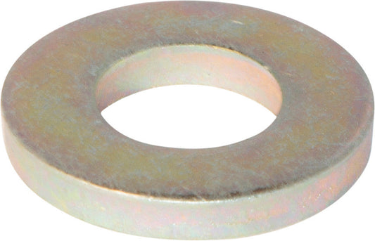 1 SAE Flat Washer Extra Heavy/Thick Yellow Zinc Plated