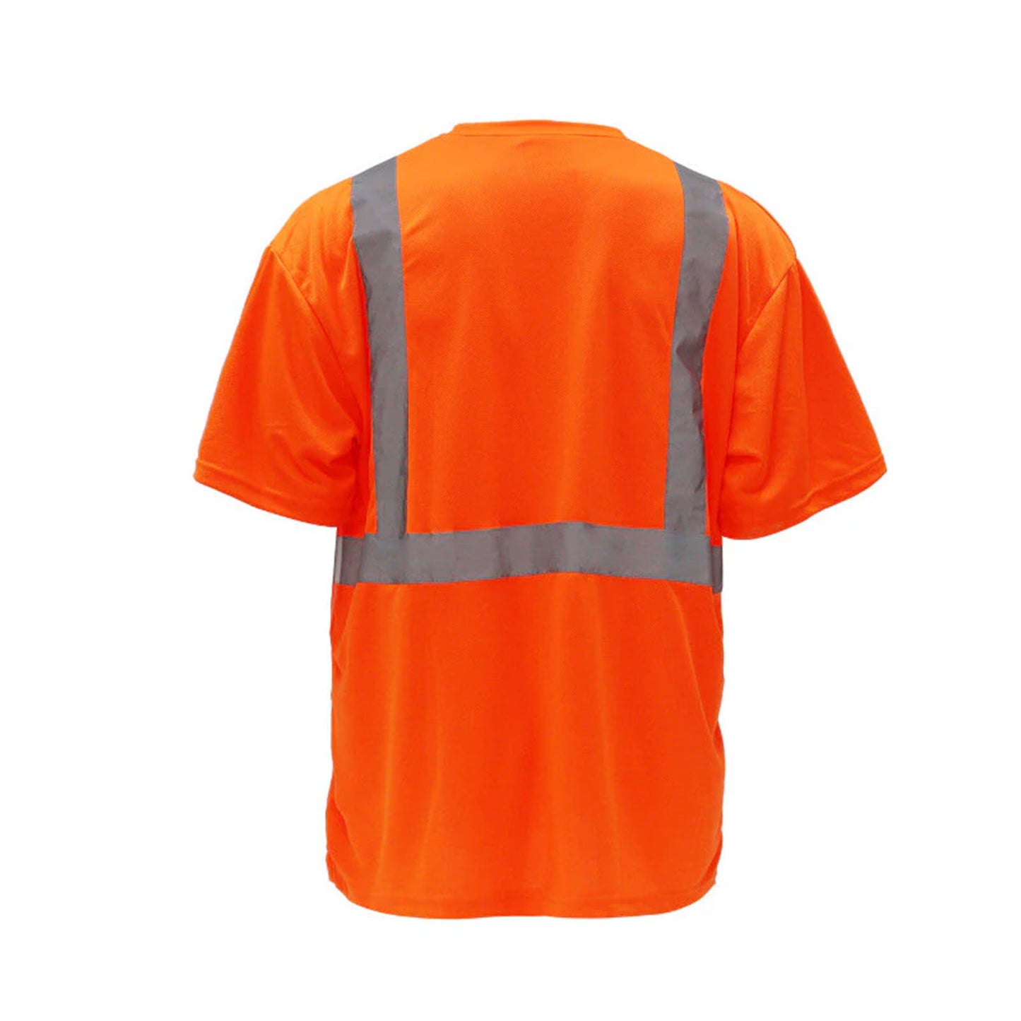 High Visibility Safety Short Sleeve T-Shirt with front pocket