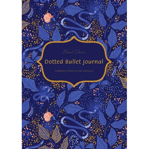 Dotted Bullet Journal: Medium A5 - 5.83X8.27 (Blue Fairy)