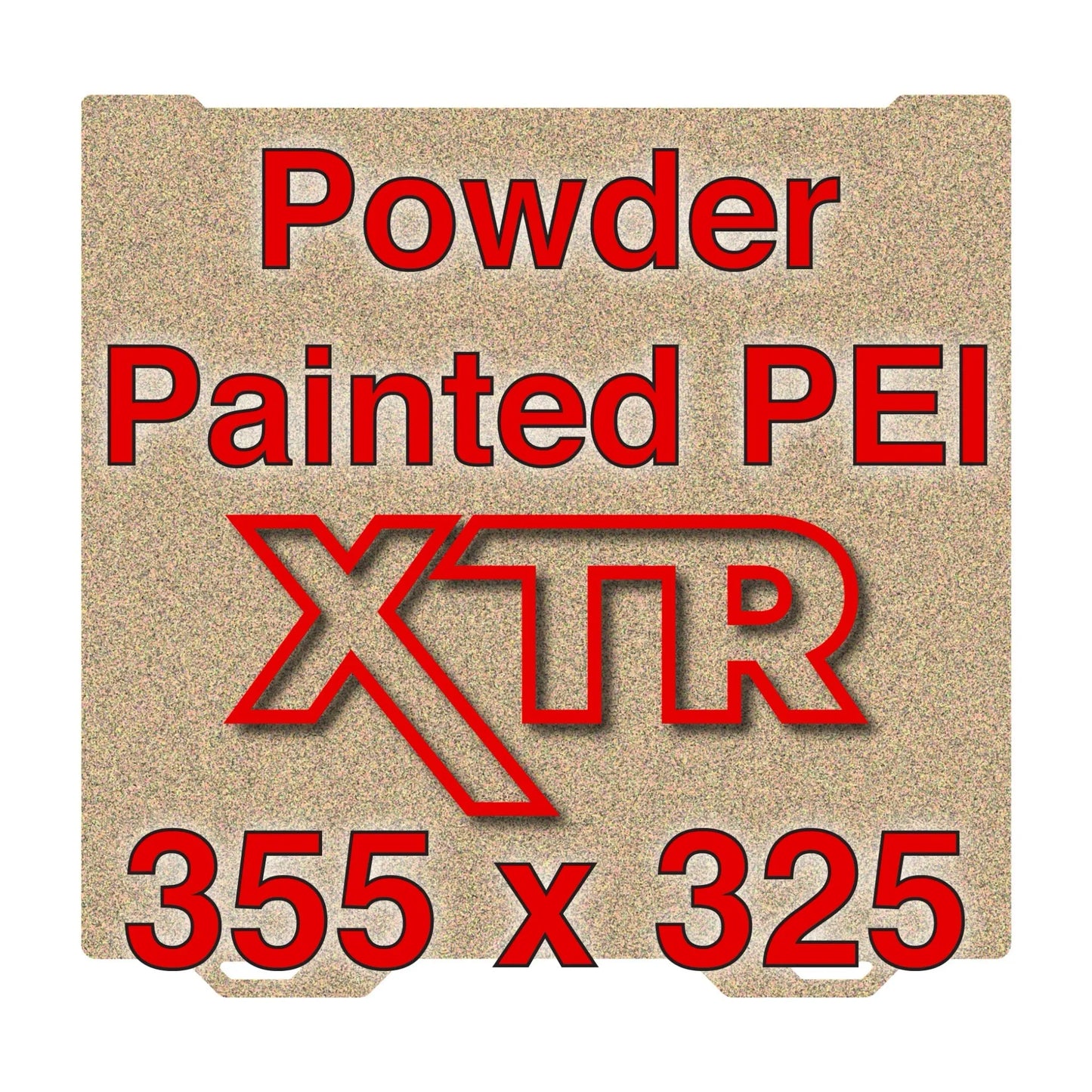 XTR Flexi Plate with Textured ULTEM PEI - Bambu Lab H2D - 355 x 325