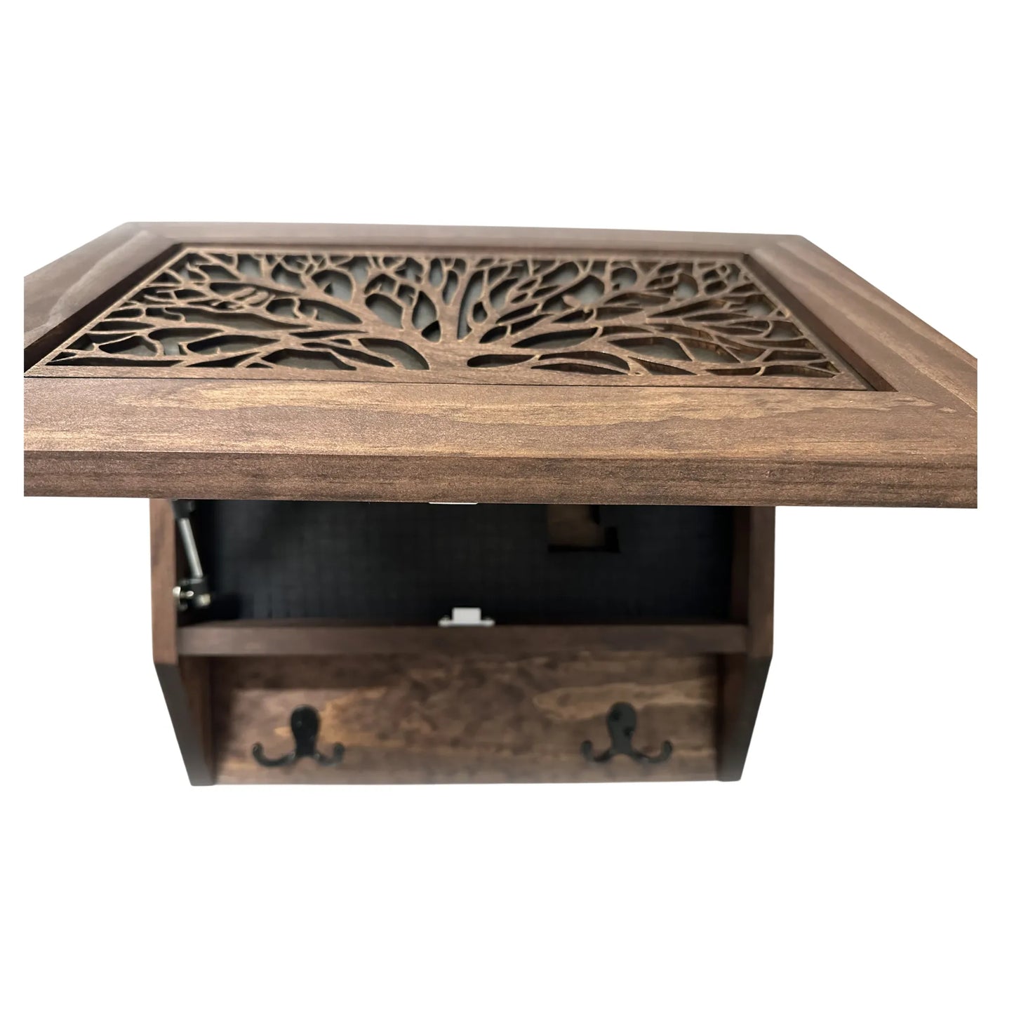 Tree of Life Wall-Mounted Gun Cabinet – Hidden Firearm Storage with Elegant Nature-Inspired Design