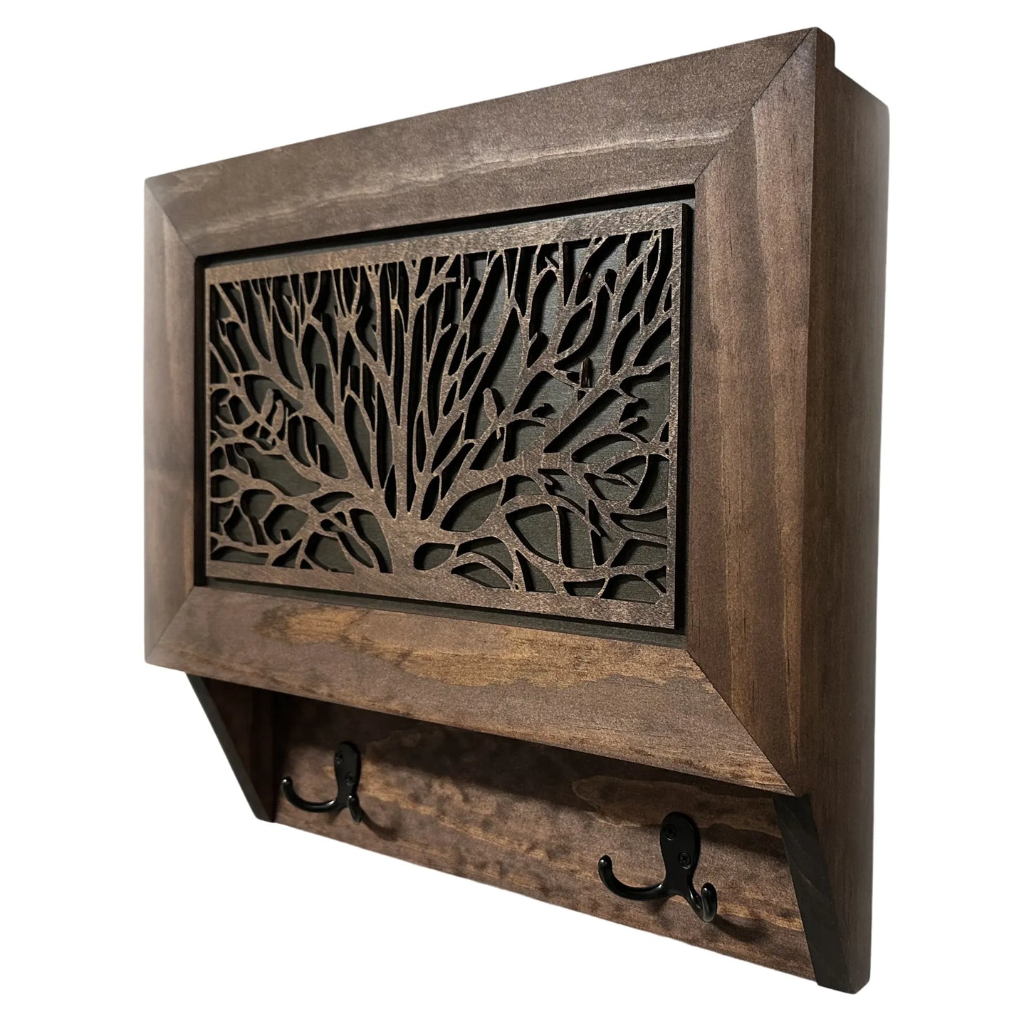 Tree of Life Wall-Mounted Gun Cabinet – Hidden Firearm Storage with Elegant Nature-Inspired Design