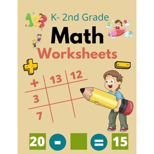 2nd Grade Math Worksheets: 2nd Grade Math Workbooks For Kids, Digits 0-20, Addition And Subtraction Workbook, Math Worksheets 2nd Grade And K