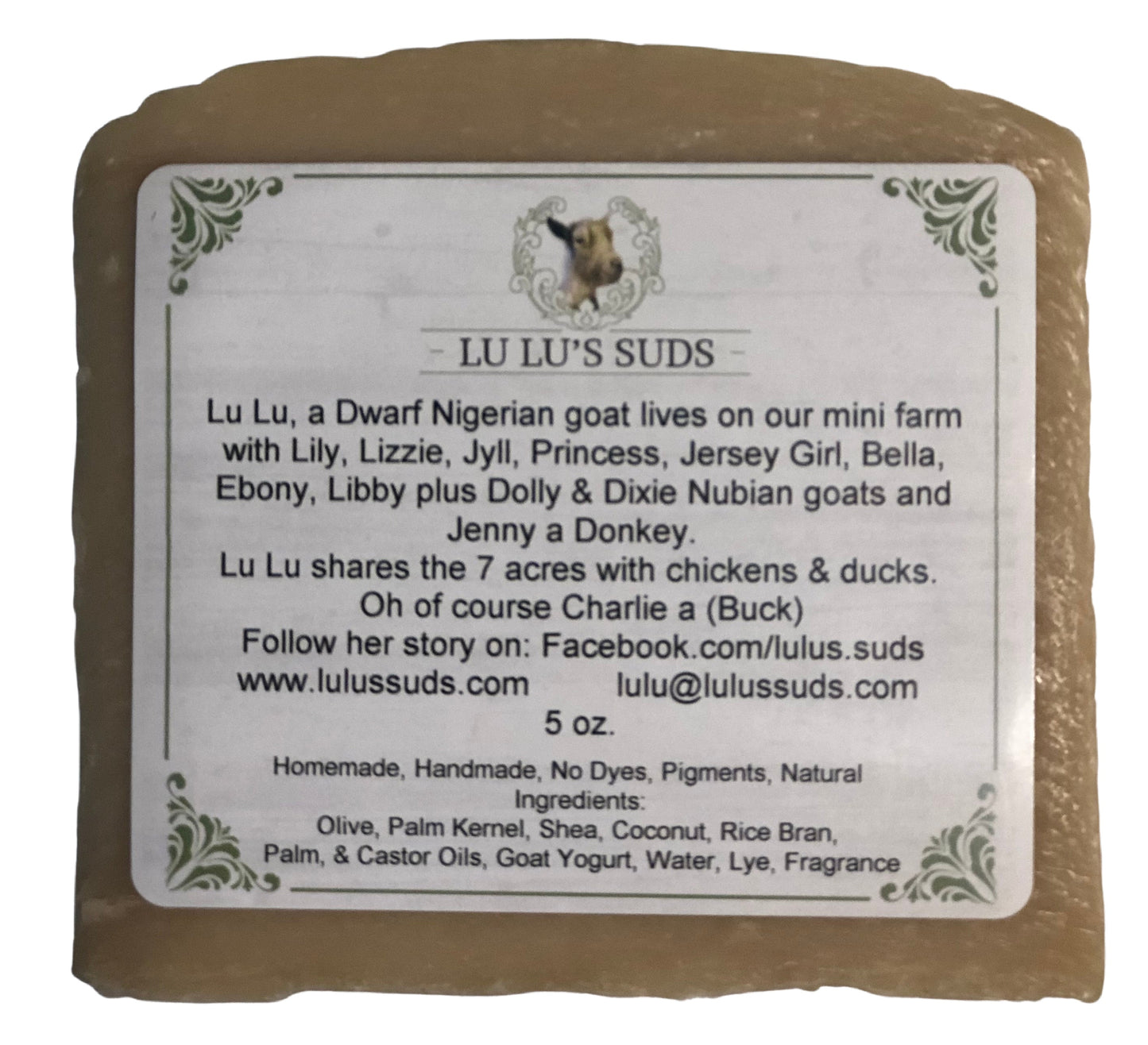 Cherry Almond Goat Milk Soap 5 oz.