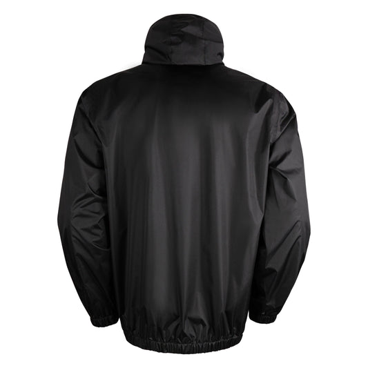 Zip-Up Windbreaker Jacket with Hood