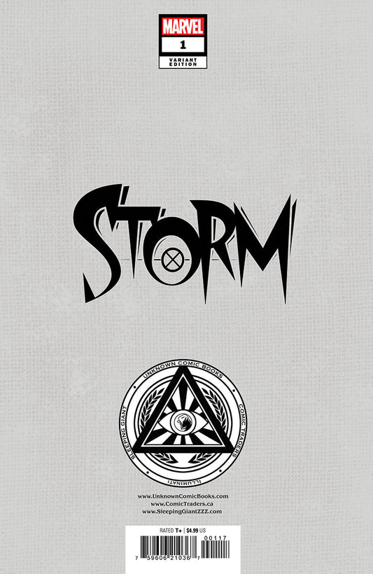 [Signed by Nakayama W/ COA] STORM #1 UNKNOWN COMICS DAVID NAKAYAMA EXCLUSIVE VAR SIGNED BY DAVID NAKAYAMA [IN STOCK]