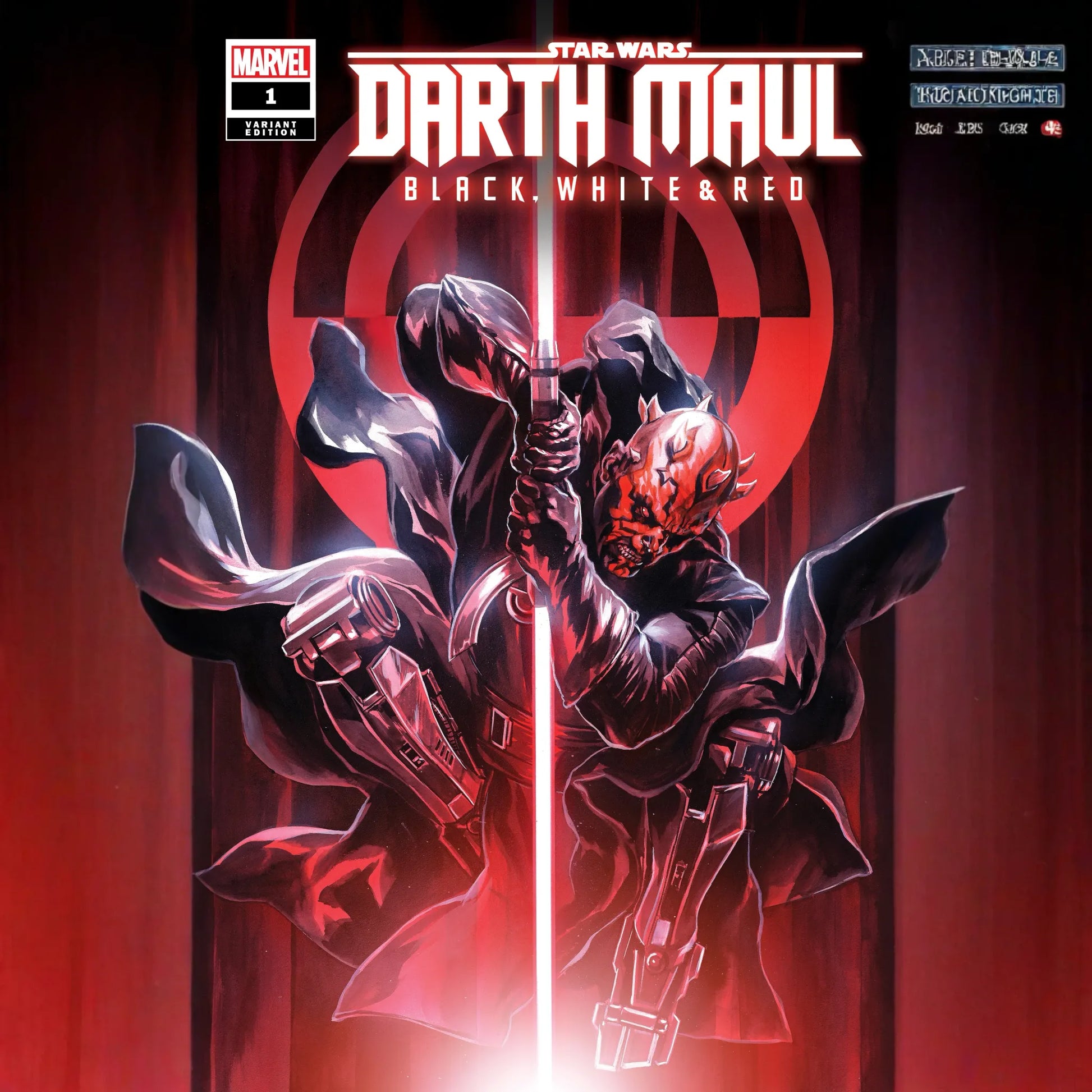 Star Wars: Darth Maul - Black, White & Red #1 Unknown Comics Felipe Massafera Exclusive Var (04/24/2024)
