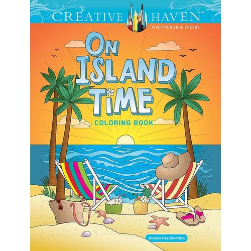 Creative Haven on Island Time Coloring Book
