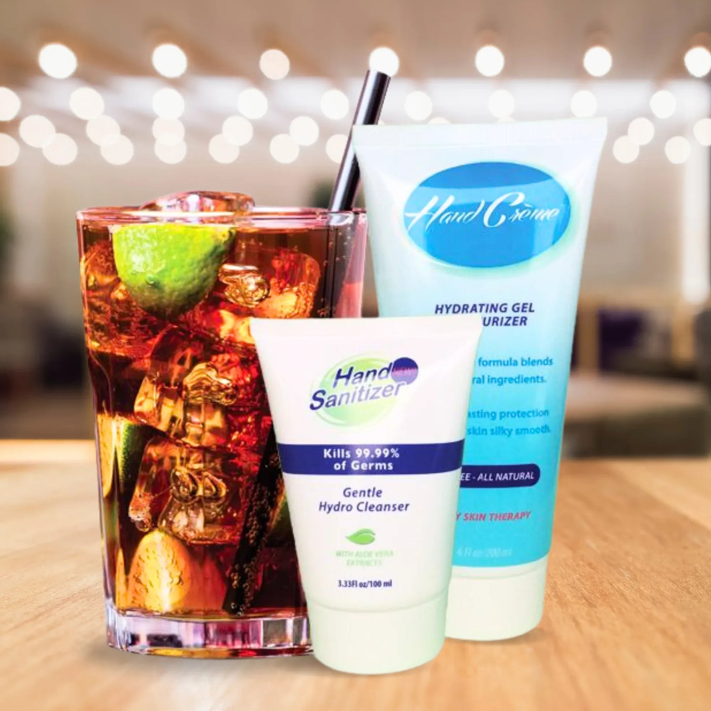 Smuggle Your Booze Hand Creme & Sanitizer Combo Pack Flasks