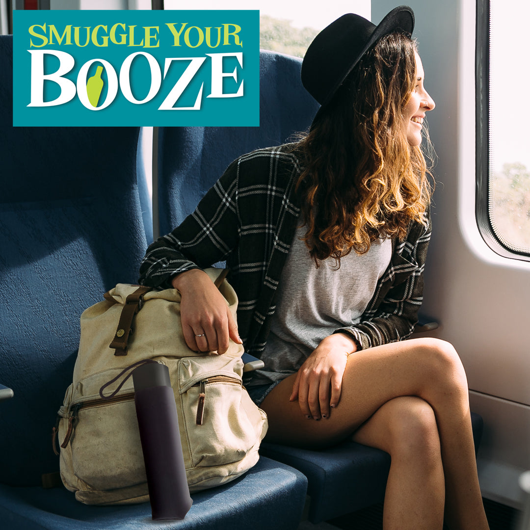 Smuggle Your Booze Umbrella Flask