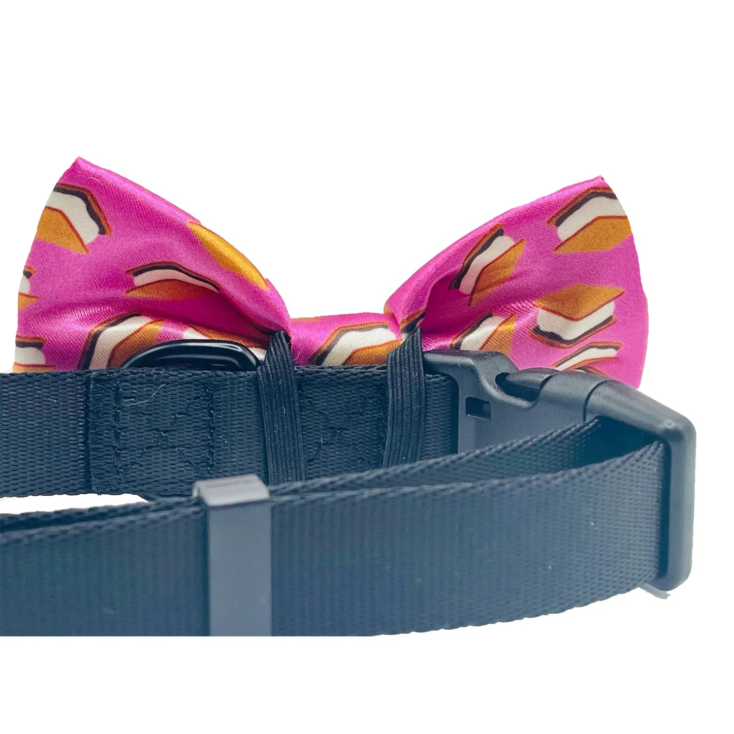 S'mores Purple Dog Bow Tie