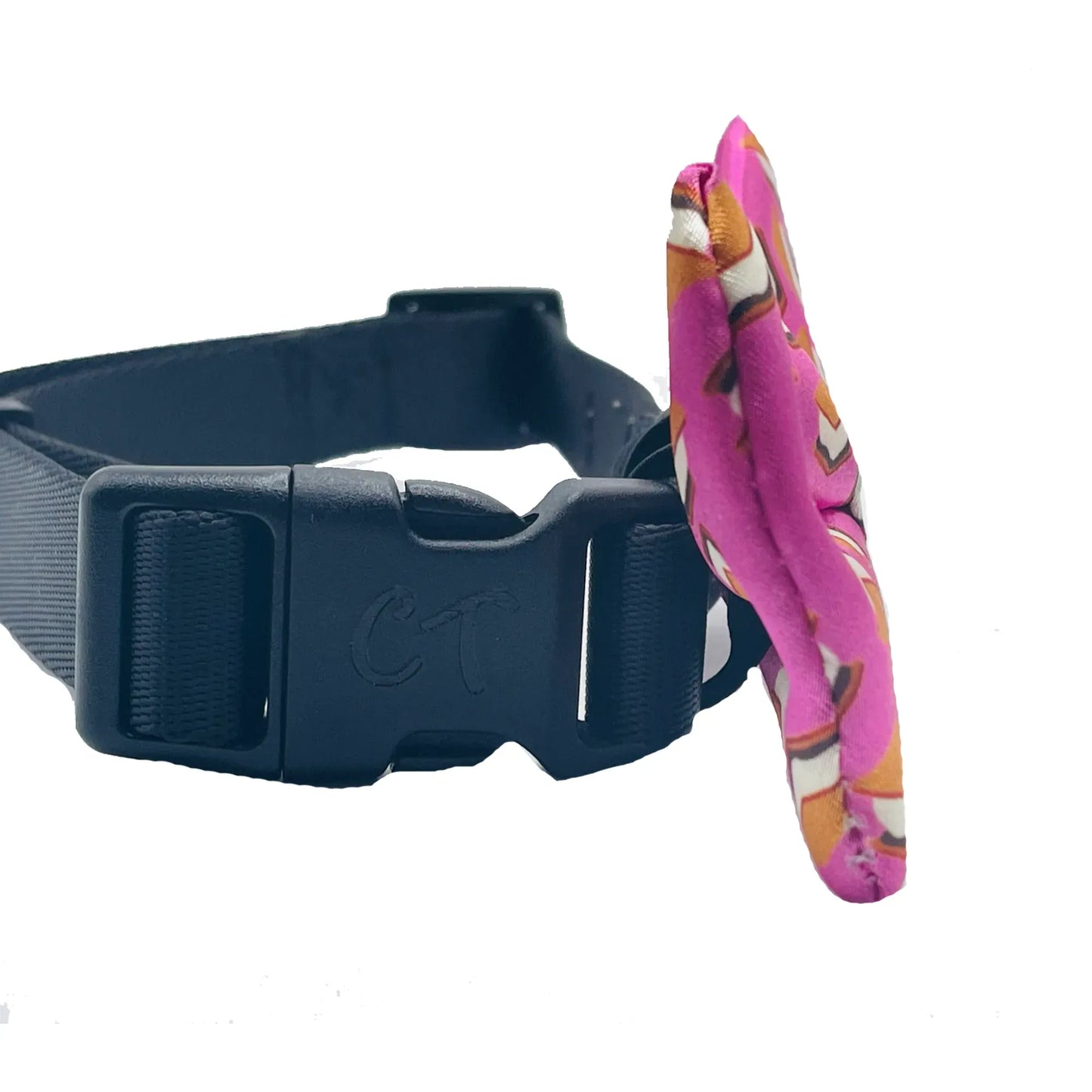 S'mores Purple Dog Bow Tie