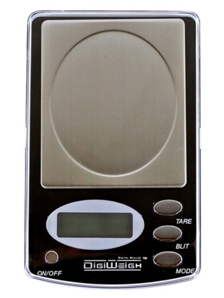 DigiWeigh DW-100AX Precision Digital Scale – 100g x 0.01g | Gram, Ounce, Carat, Grain Modes | Lab, Jewelry, Reloading, Gemstone Use