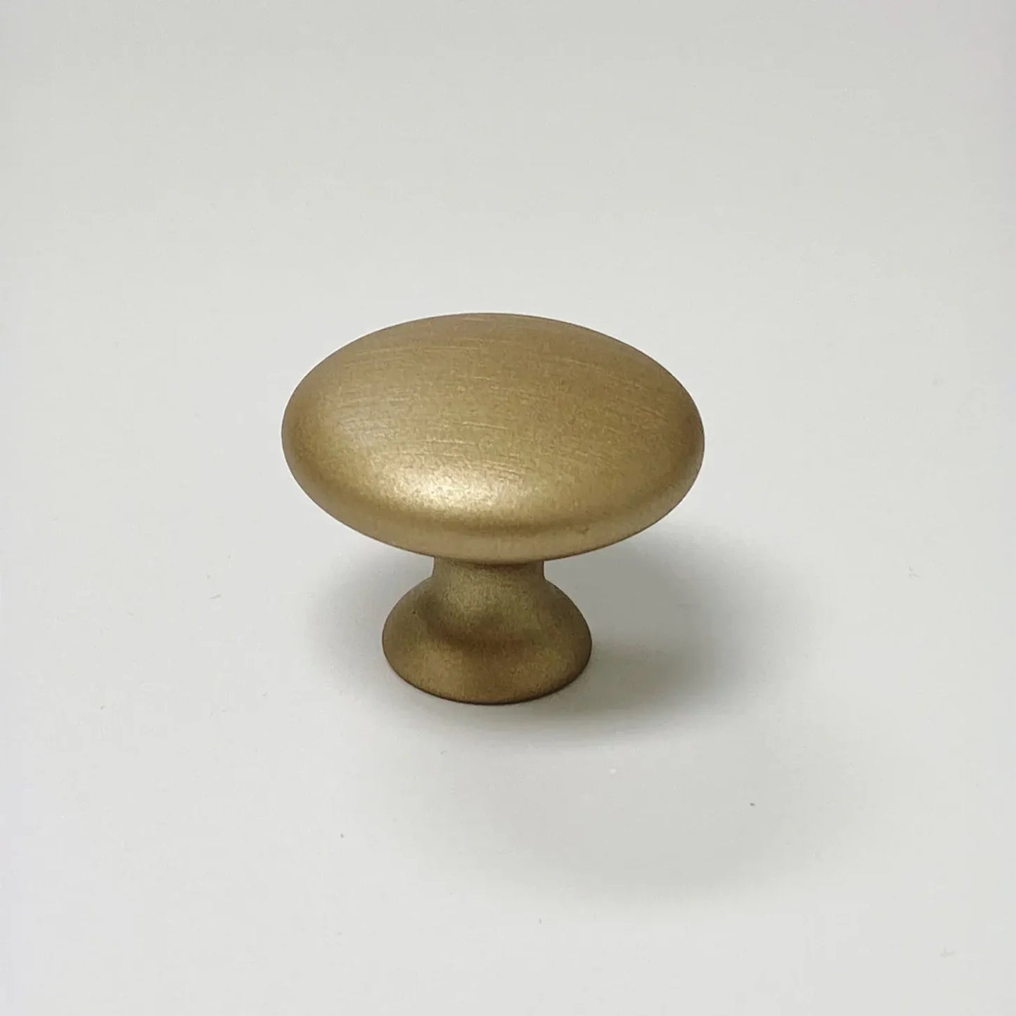 Capri Brushed Gold Cup Drawer Pull, Ring Pull or Round Cabinet Knob