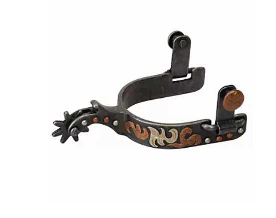LADIES MULTI FILGREE ROWL SPUR BLK