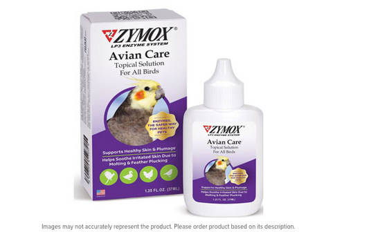 ZYMOX® AVIAN CARE TOPICAL SOLUTION W/O HYDROCORTISONE 1.25 OZ