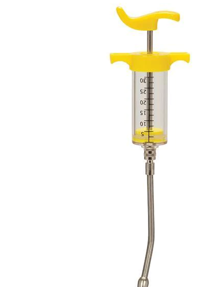 Drench Gun, 30ml YELLOW