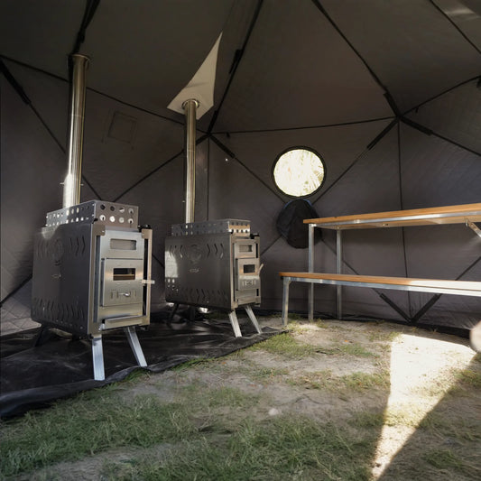 Dome Sauna Tent Premium Package (8-person)