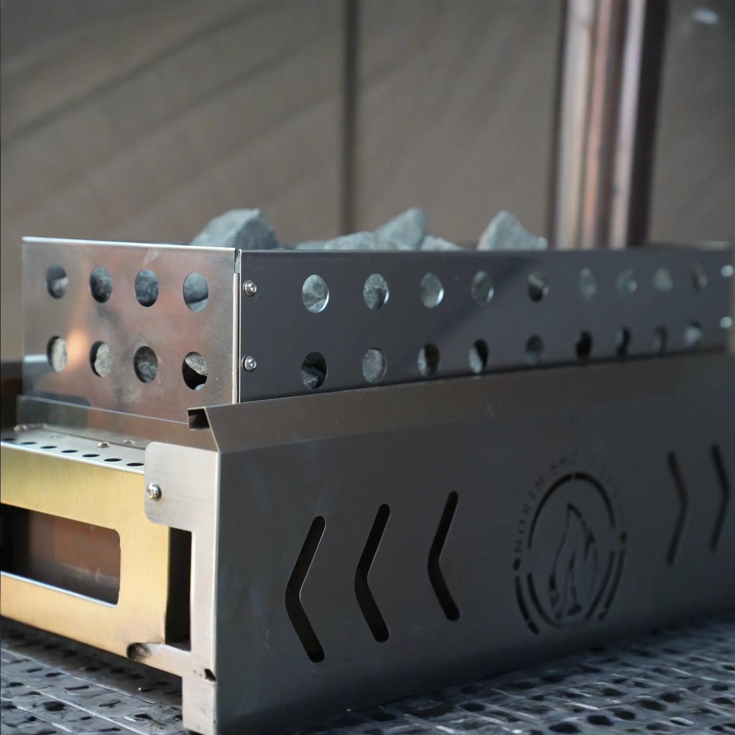 High-Quality Sauna Stove Rock Basket – Maximize Steam and Relaxation