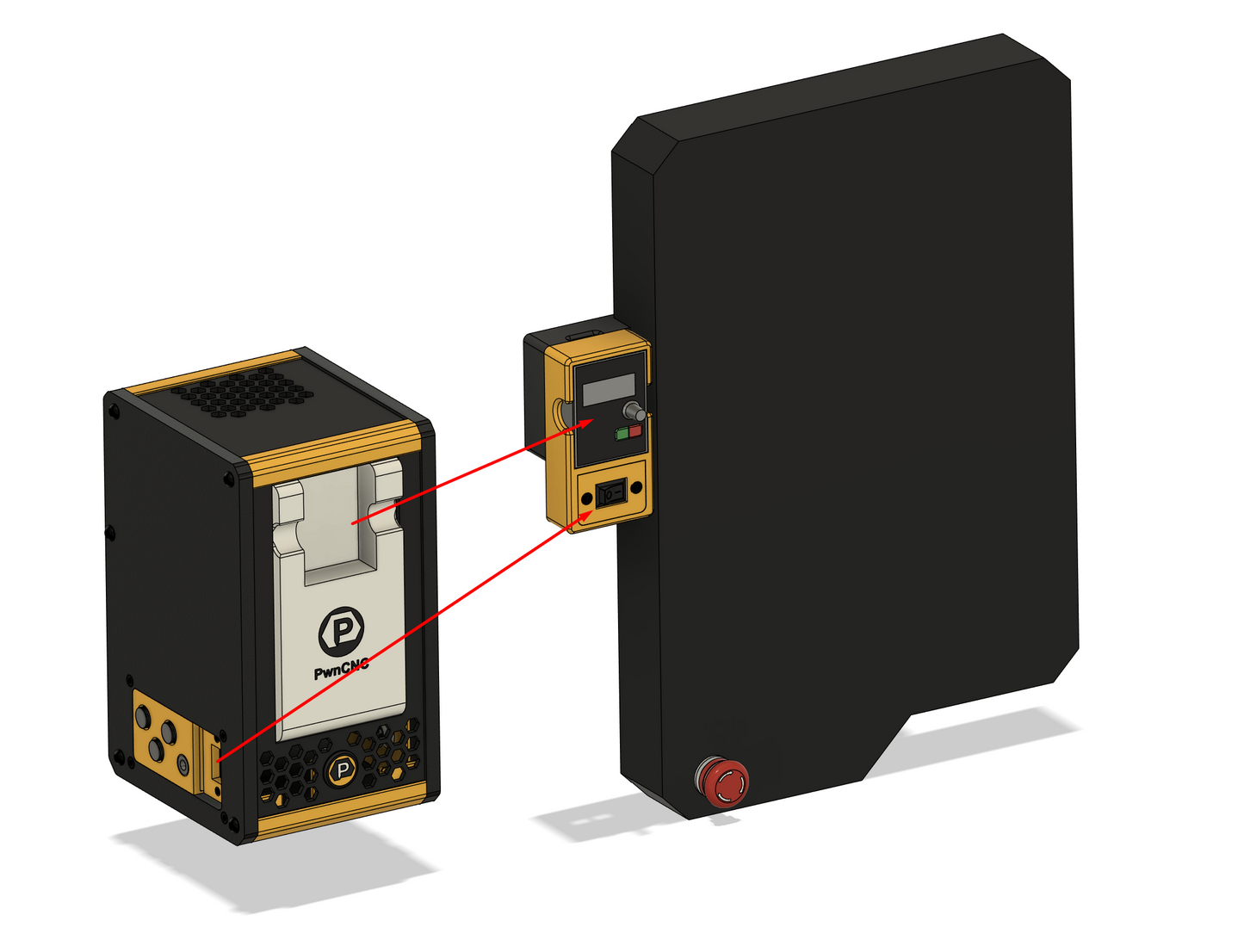 🧲 Masso Touch + VFD Keypad & Manual Override Mount Kit