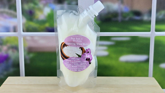 Sea Salt & Orchids Soy Wax Melts (Clamshells & Squeezable Wax)