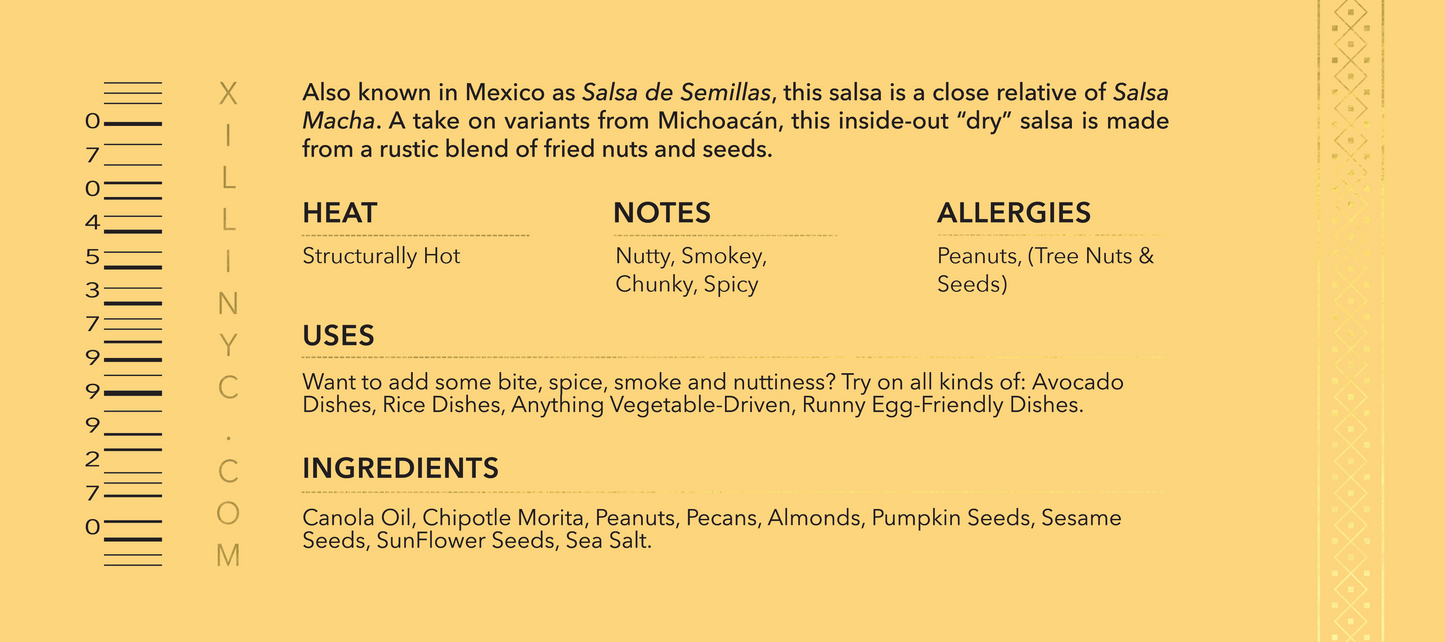 Xilli Salsa Seca Case - 12 Jars x 10 oz