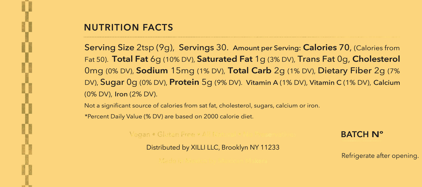 Xilli Salsa Seca Case - 12 Jars x 10 oz