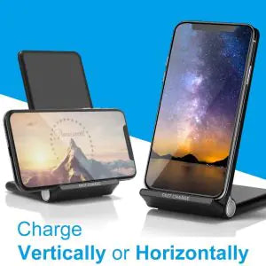 15W FAST WIRELESS CHARGER WITH STAND QUICK CHARGE