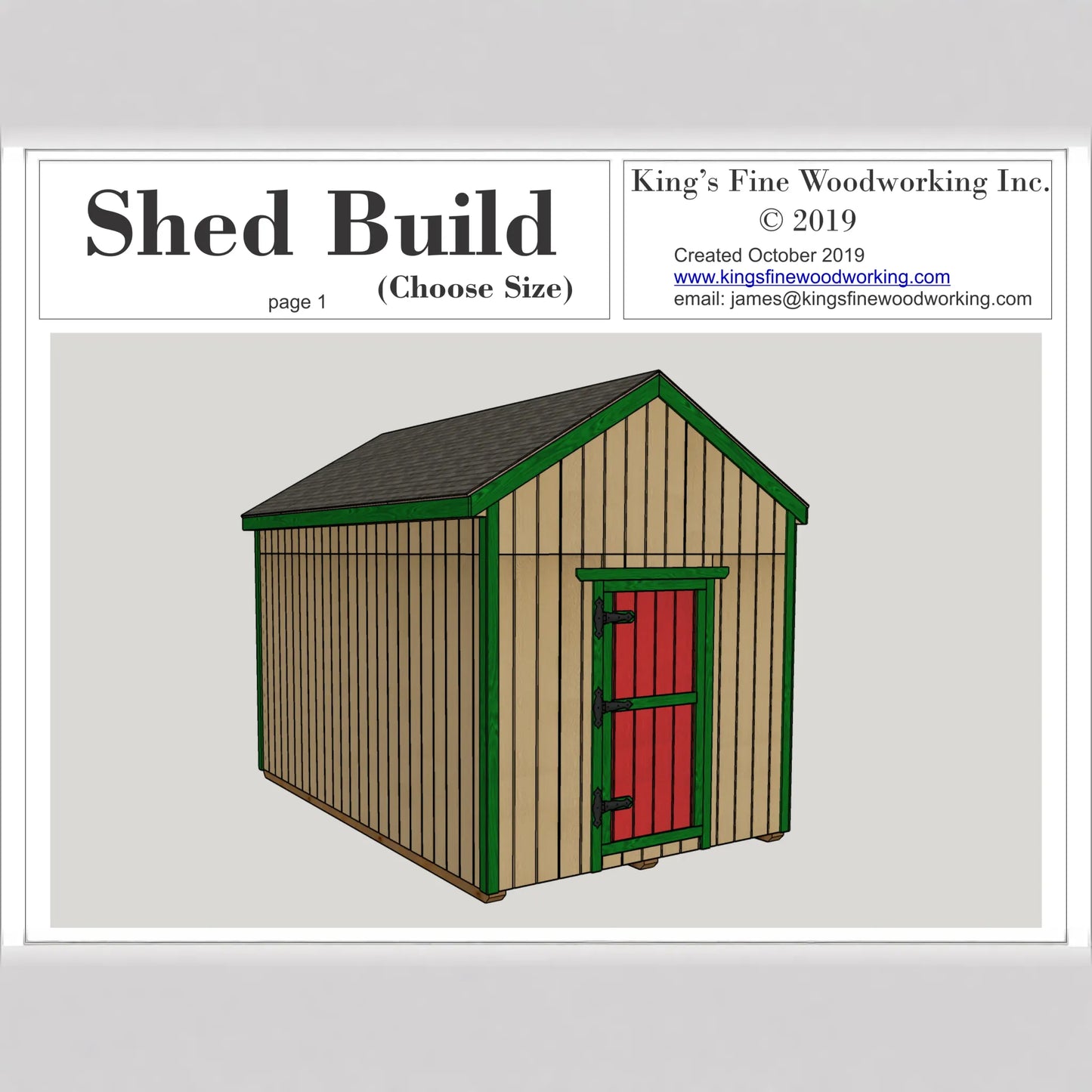 Shed Building Plans
