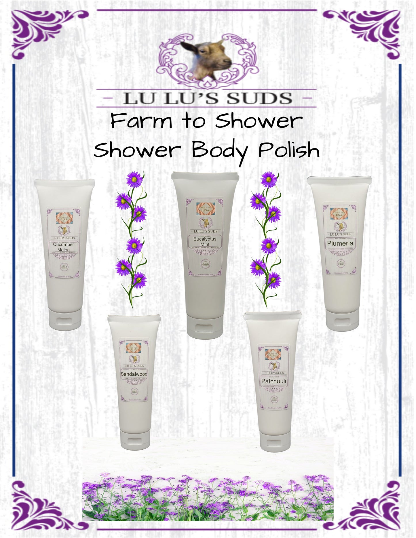 Vanilla Spice Body Shower Polish 4 oz.