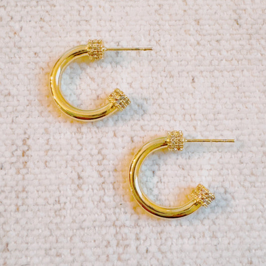 Simply Aiden Hoop Earrings