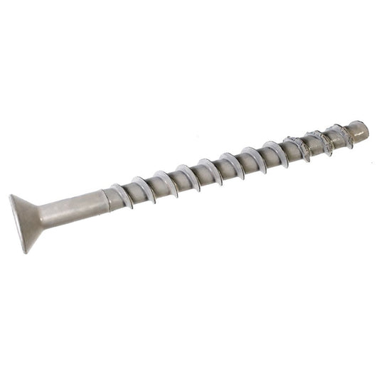 3/16 x 2 3/4 Simpson Phillips Flat Head Titen® 2 Concrete and Masonry Screw White - Box (100)