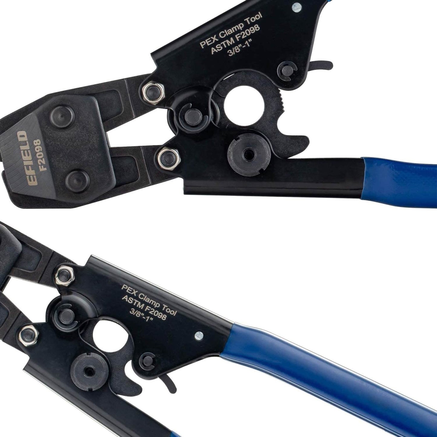 1/2" 2 x100ft, 200ft PEX-B Tubing (Blue & Red), Crimping Clamp Tool & Cinch Clamps & Cutter Combo Kit (All in One)