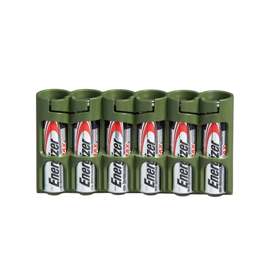 Slim Line AA 6 Pack (Military Green)