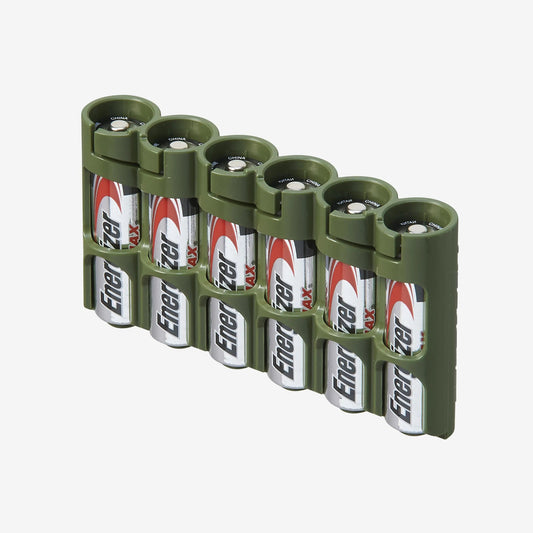 Slim Line AA 6 Pack (Military Green)