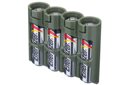 Slim Line AA 4 Pack (Military Green)