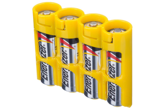Slim Line AA 4 Pack (Yellow)