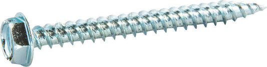 10 x 1 Slotted Hex Washer Self Piercing Screw Zinc Plated (5/16 drive)