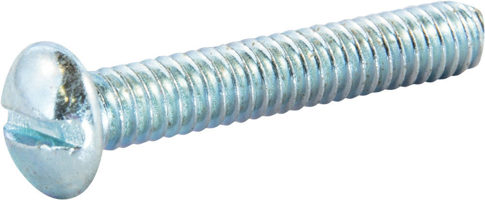 12-24 x 1 3/4 Slotted Round Machine Screw Zinc Plated