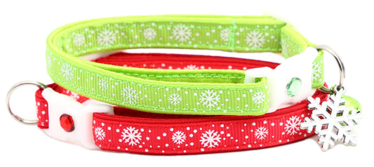 Snow Flurries Breakaway Cat Collar