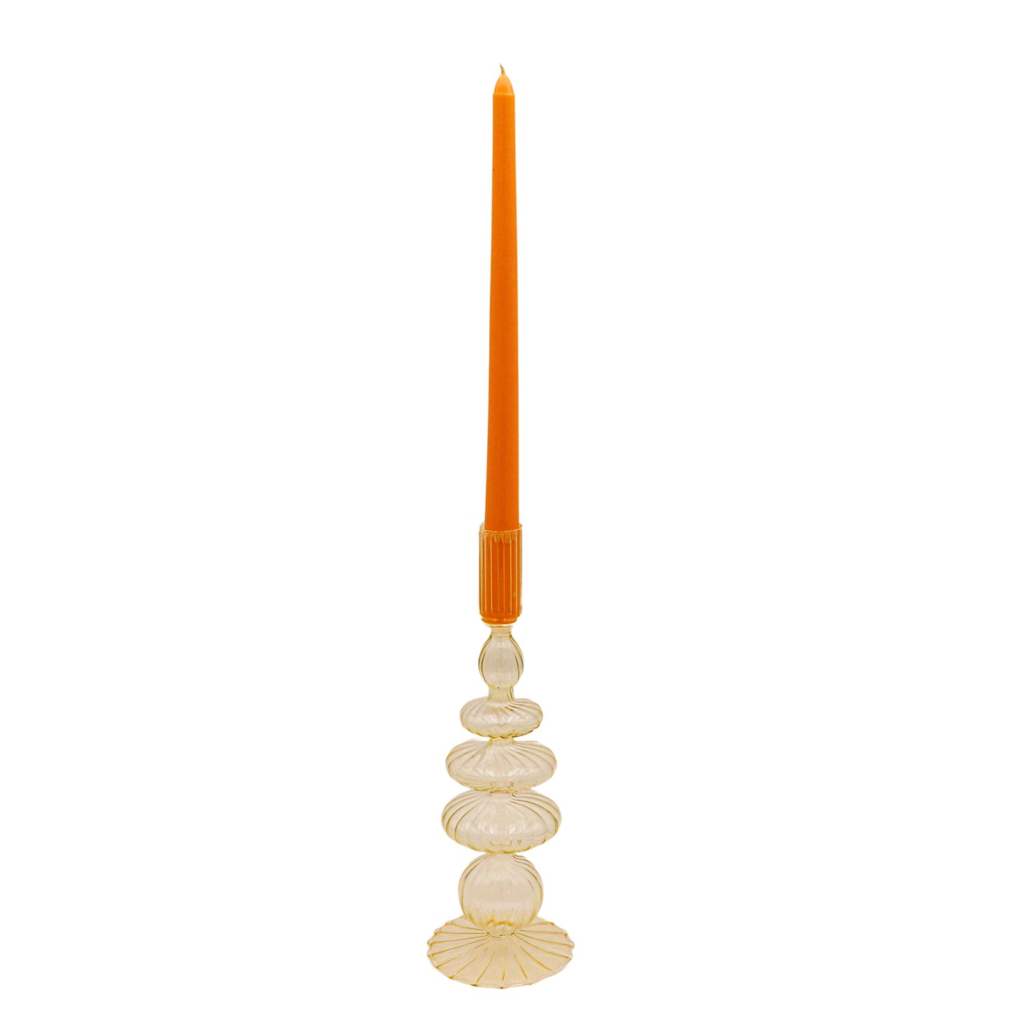 Extra Tall Spiced Citrus Taper Candle, 1 Case of 25 Candles (4 in each pack)